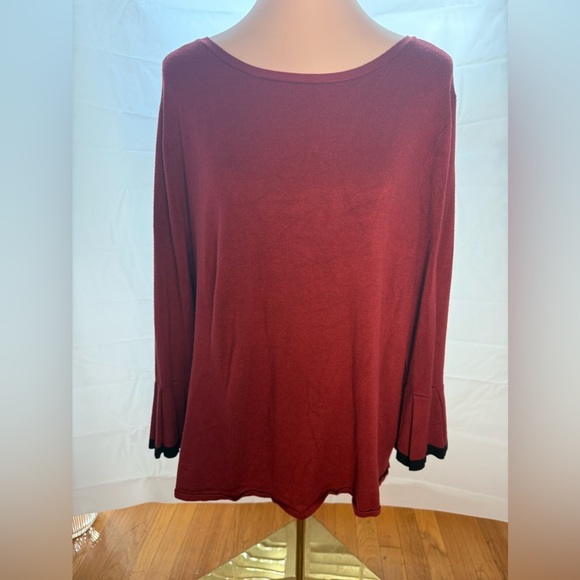 The Limited Women's Red Crew Neck Sweater - Picture 1 of 6
